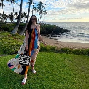 Farm Rio Super Fun Daisy Maxi Dress